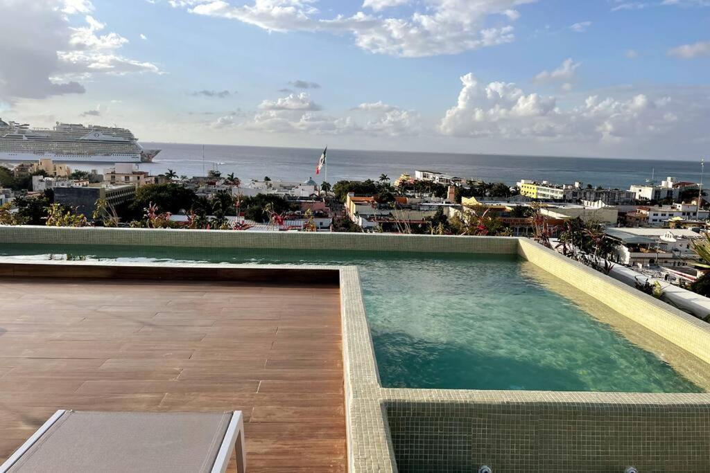 Brand New Condo With Rooftop Pool Косумель Экстерьер фото