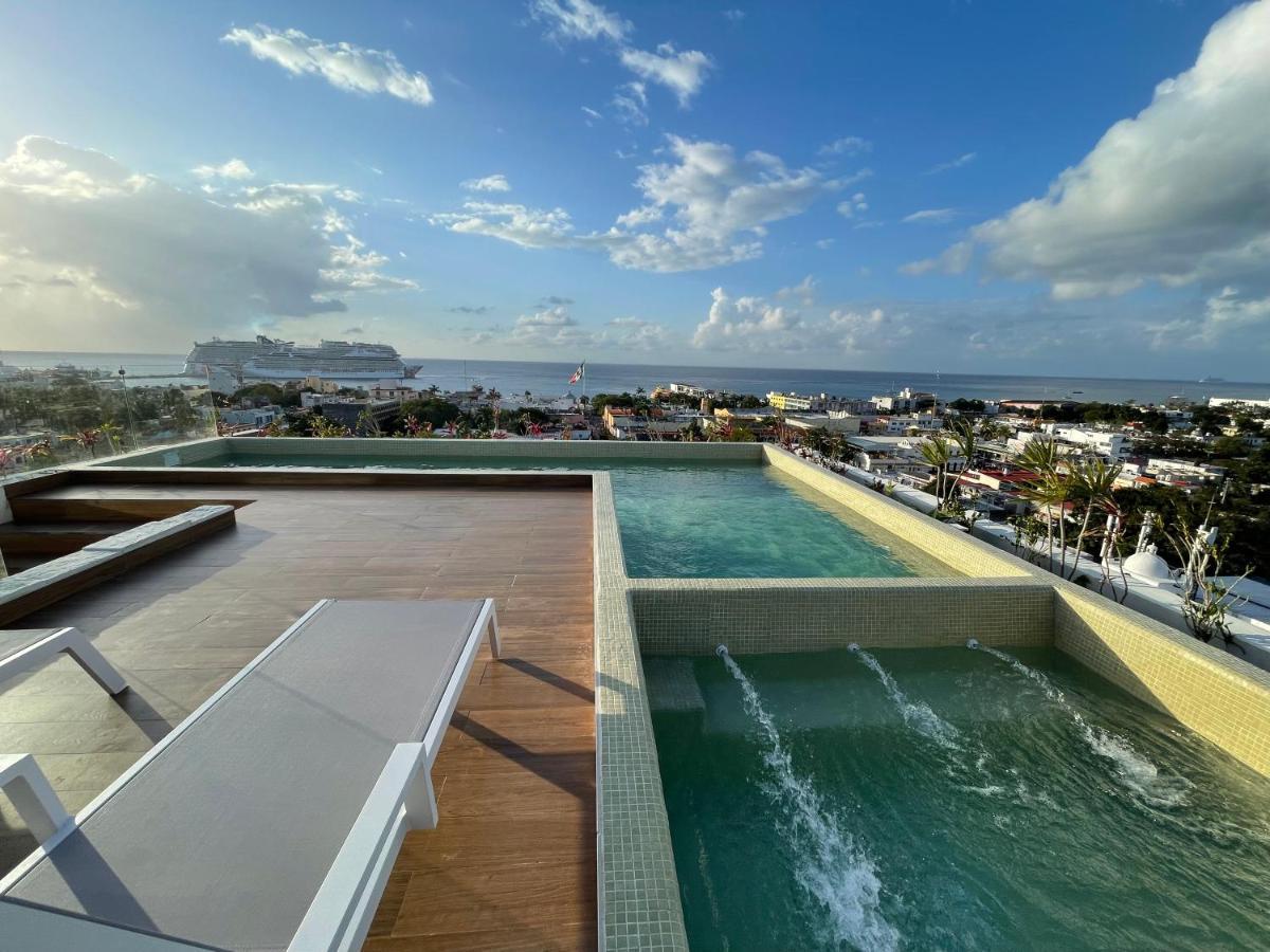 Brand New Condo With Rooftop Pool Косумель Экстерьер фото