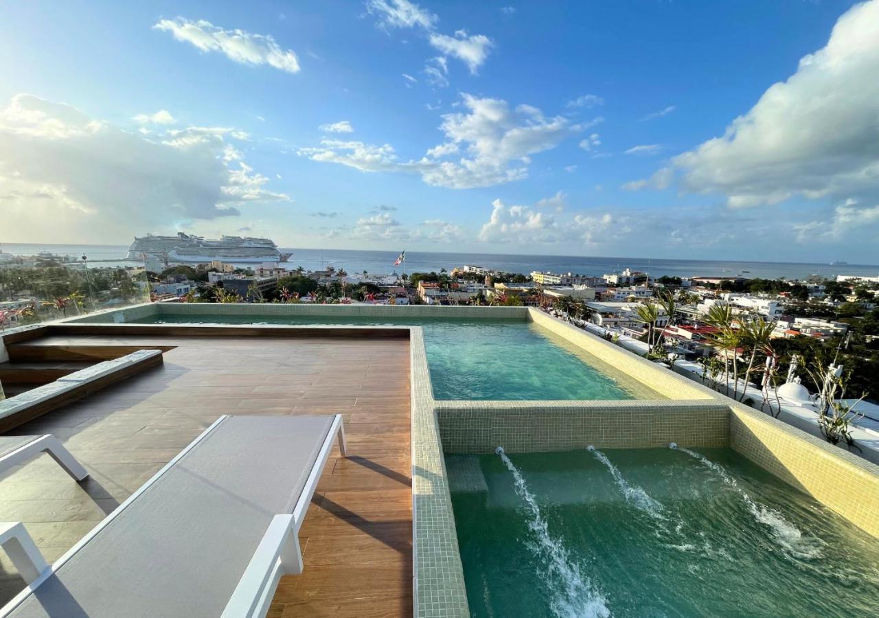 Brand New Condo With Rooftop Pool Косумель Экстерьер фото