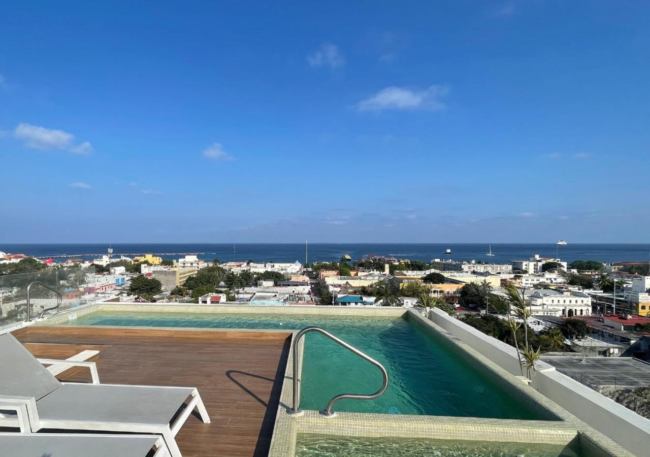 Brand New Condo With Rooftop Pool Косумель Экстерьер фото