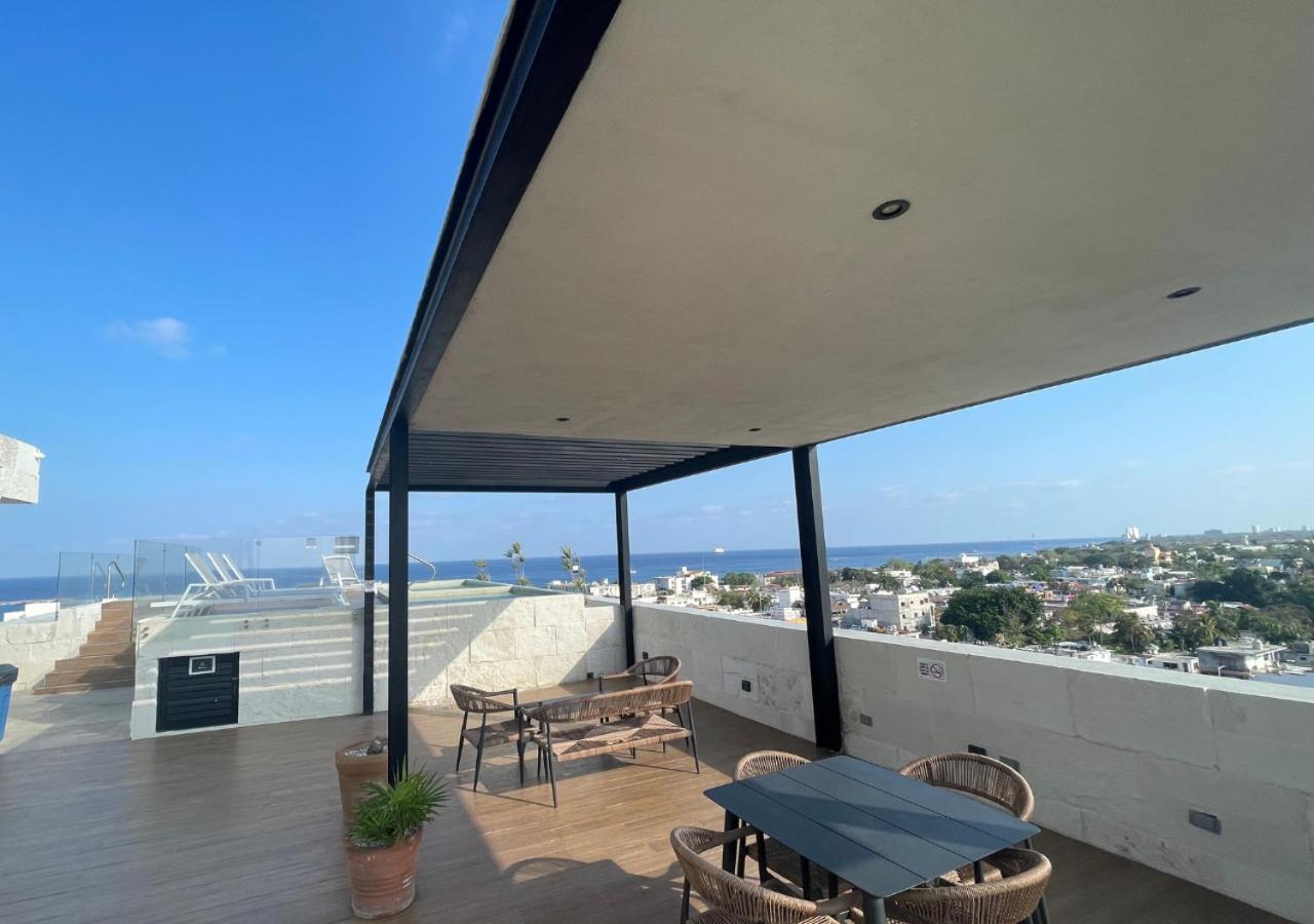Brand New Condo With Rooftop Pool Косумель Экстерьер фото